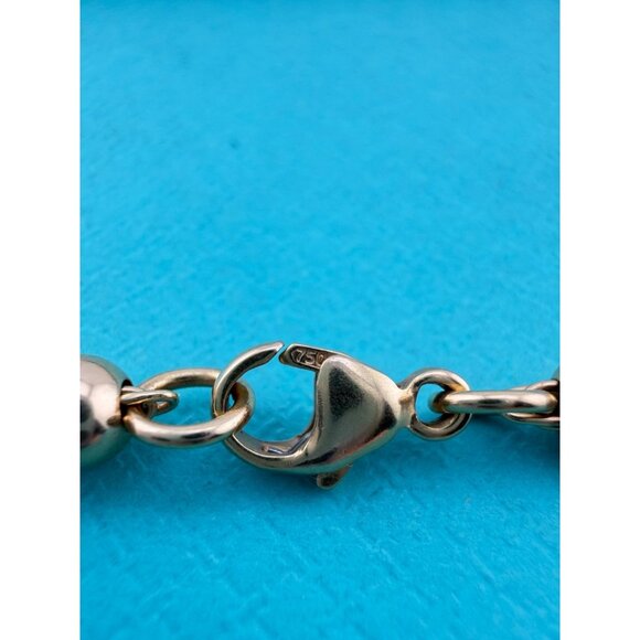 Return to Tiffany & Co. Mini Bead 18" Necklace 18k Rose Gold 21g Retired - Picture 8 of 10